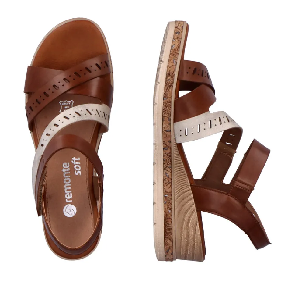 remonte_sandal_dame_2-16.webp Sale Rieker Remonte Sandal Dame Brun