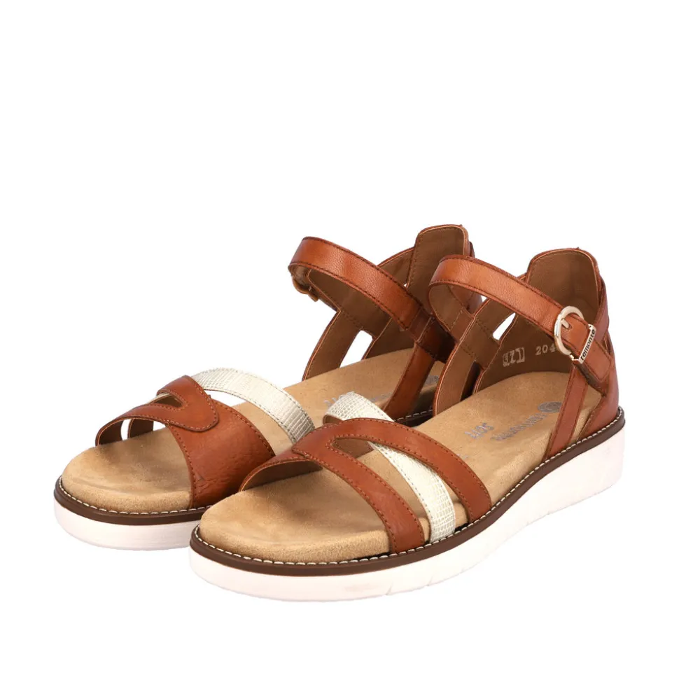 remonte_sandal_dame_4-4.webp Hot Rieker Remonte Sandal Dame Brun