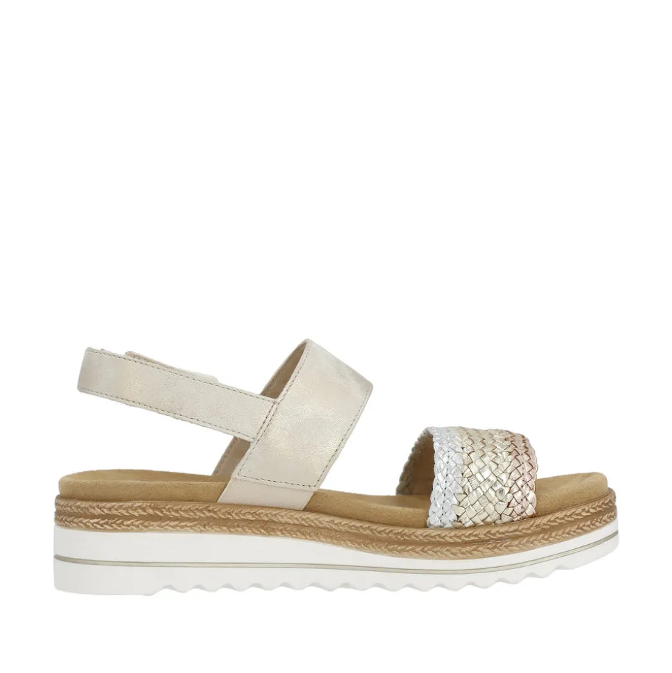 remonte_sandal_dame_5-3.webp Discount Rieker Remonte Sandal Dame Guld,sølv