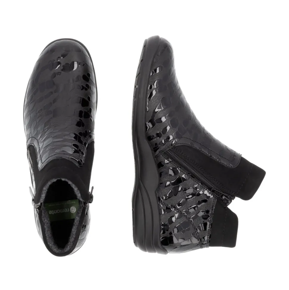 remonte_stvle_dame_3-4.webp Fashion Rieker Remonte Støvle Dame Sort