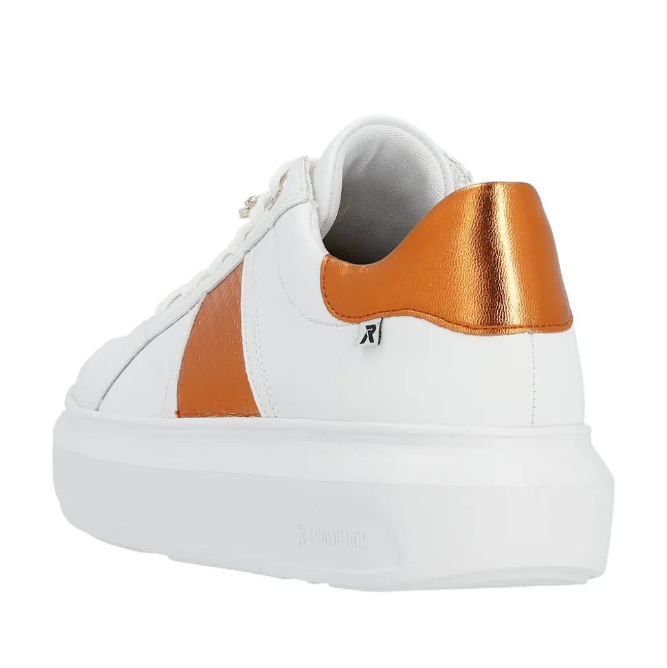 rieker_revolution_sneakers_dame_5-5.webp Hot Rieker Revolution Sneakers Dame Hvid,orange