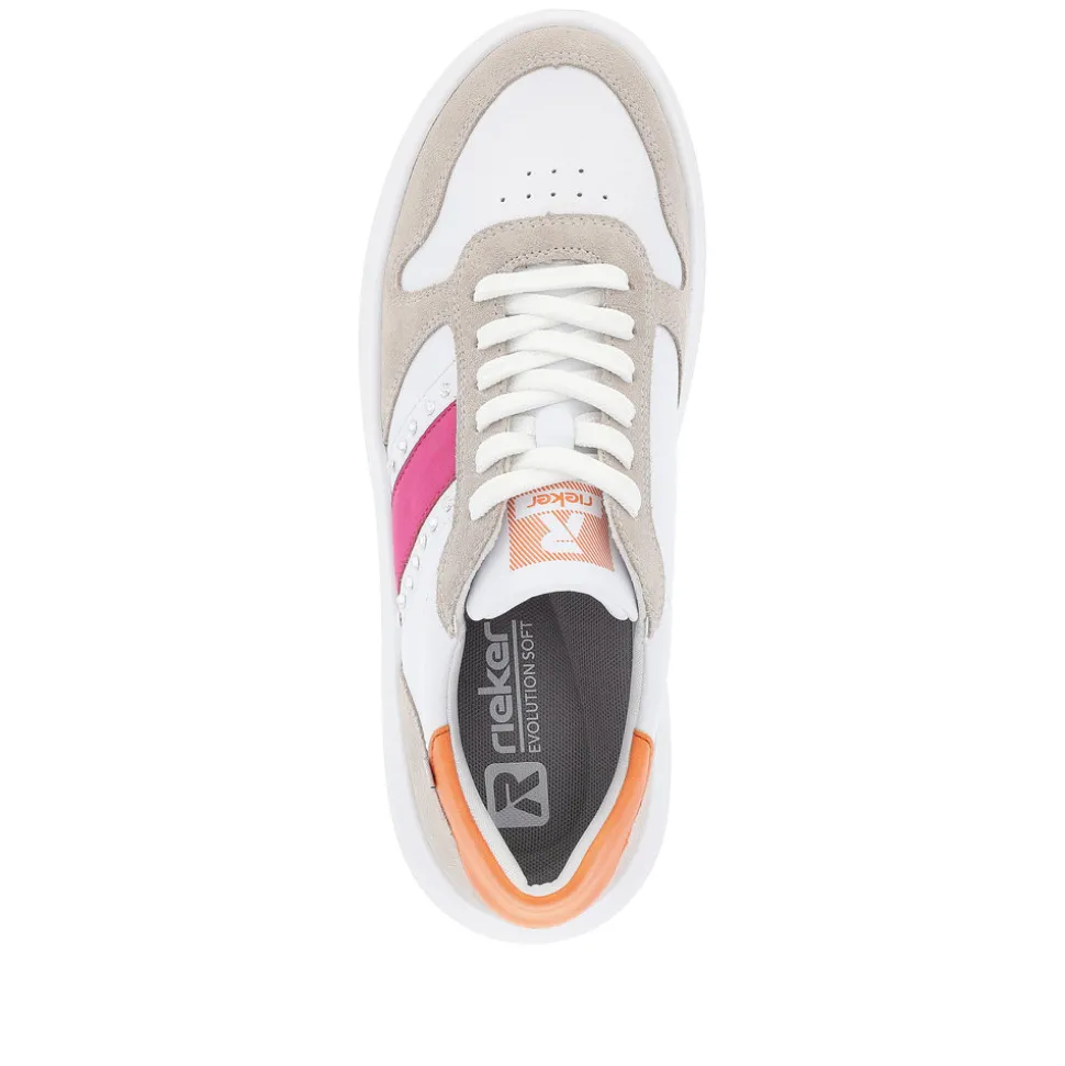 rieker_revolution_sneakers_dame_7-4.webp Store Rieker Revolution Sneakers Dame Beige,hvid,orange,pink