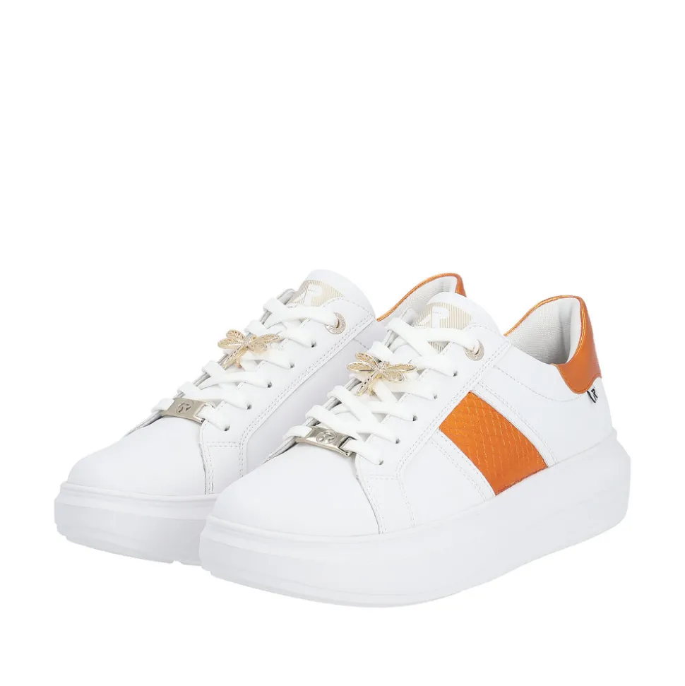 rieker_revolution_sneakers_dame_8-5.webp Hot Rieker Revolution Sneakers Dame Hvid,orange