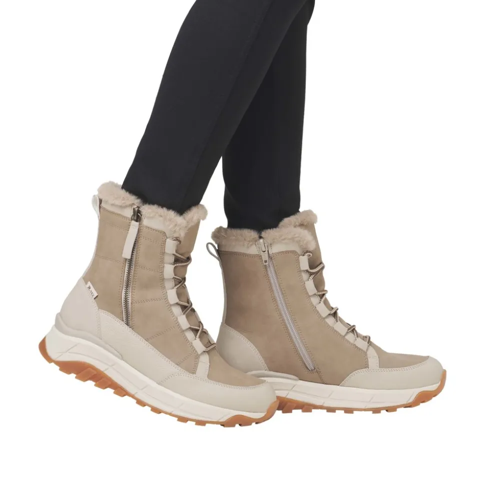 Store Rieker Revolution Støvle Dame Beige