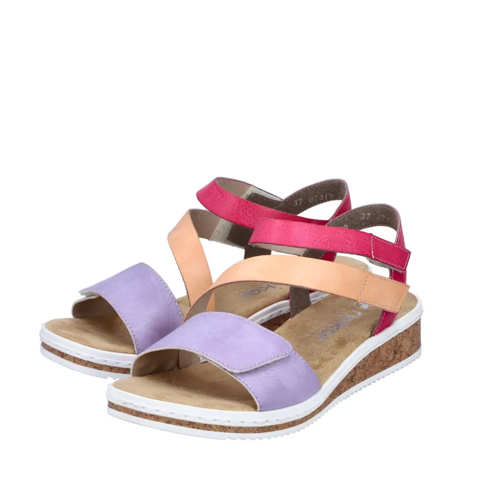 rieker_sandal_dame_2-59.webp Flash Sale Rieker Sandal Dame Lilla,orange,pink