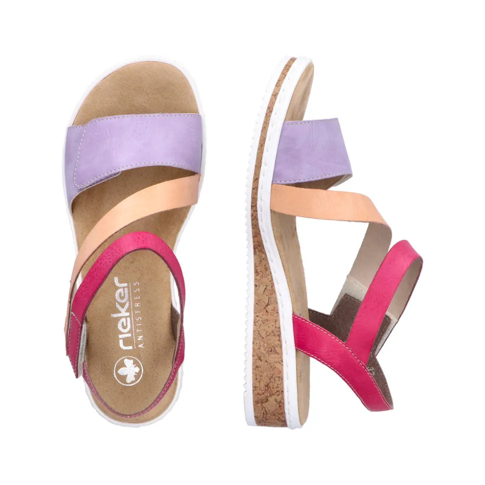 rieker_sandal_dame_3-59.webp Flash Sale Rieker Sandal Dame Lilla,orange,pink