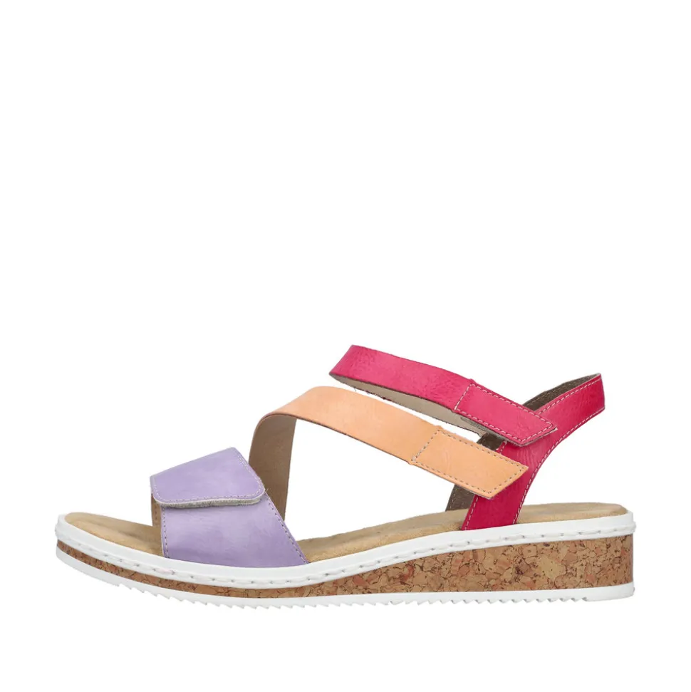 rieker_sandal_dame_5-58.webp Flash Sale Rieker Sandal Dame Lilla,orange,pink